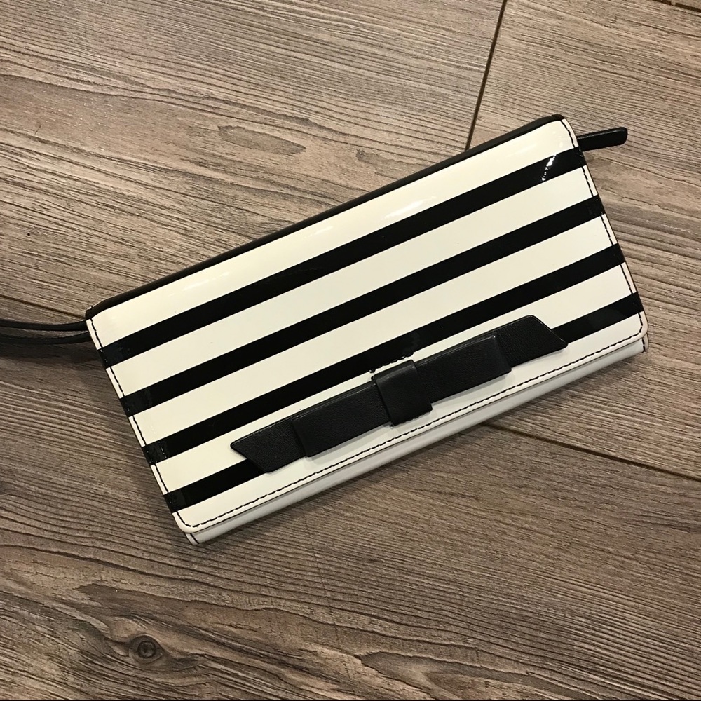 Kate Spade Striped Wallet Wristlet
